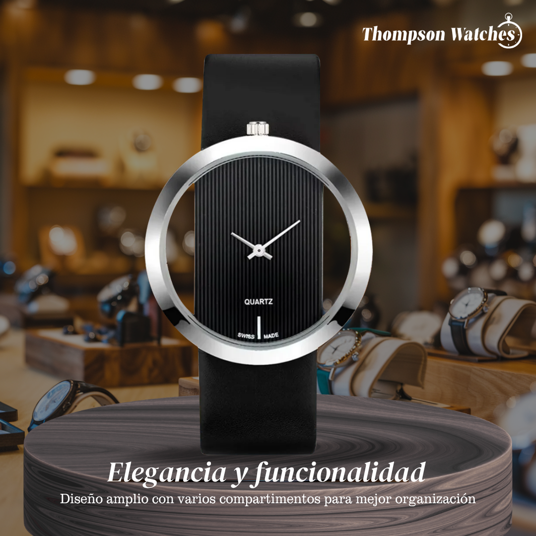 Kelly | Reloj de cuarzo con esfera transparente | 40 mm