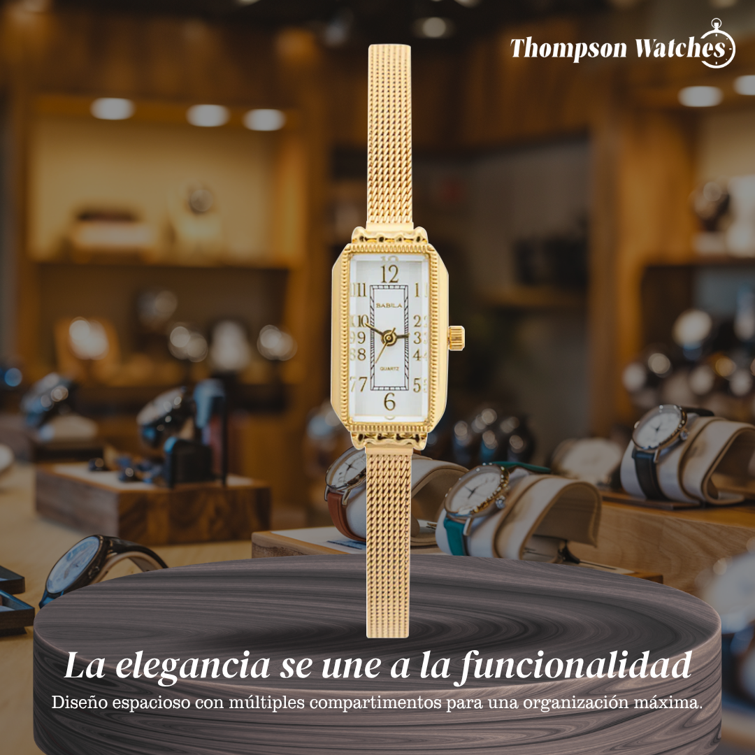 Bellevue | Reloj de pulsera para mujer con bisel de cristal | 38 mm