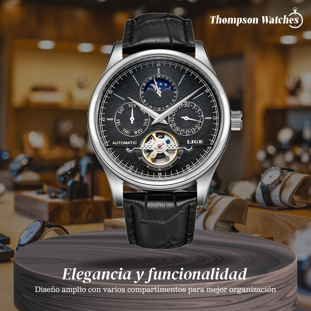 Samuel | Reloj mecánico con calendario | 43 mm