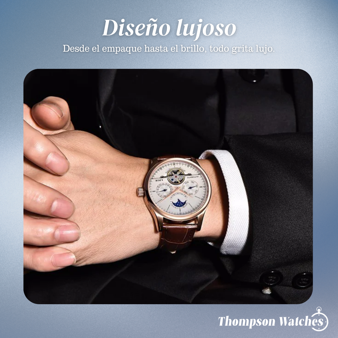 Samuel | Reloj mecánico con calendario | 43 mm