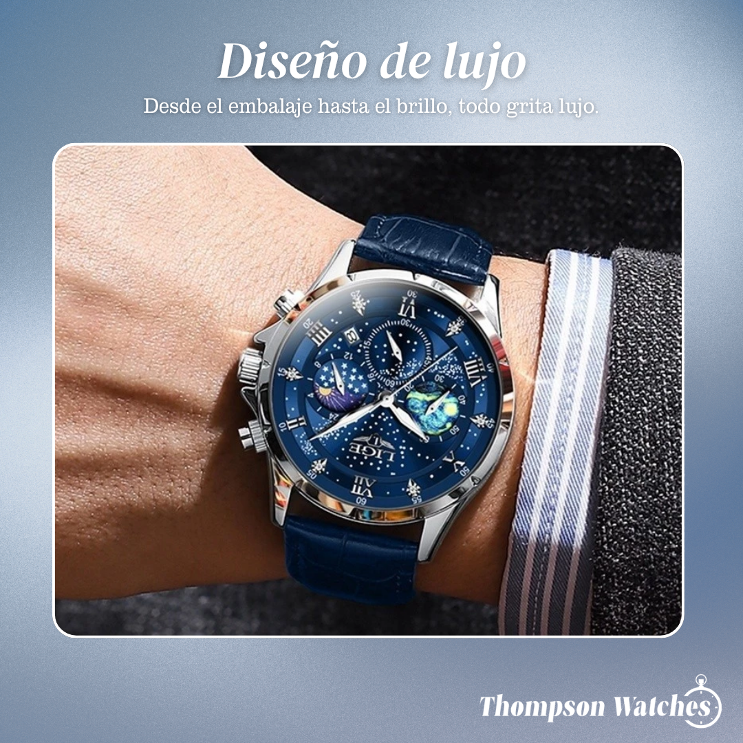 Jack | Reloj de fase lunar refinado | 42 mm