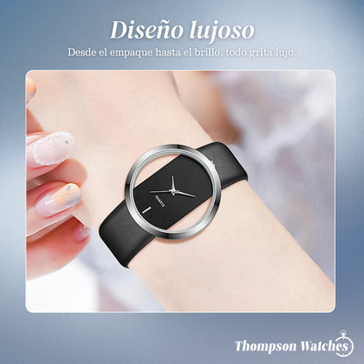 Kelly | Reloj de cuarzo con esfera transparente | 40 mm