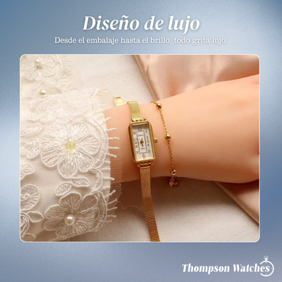 Bellevue | Reloj de pulsera para mujer con bisel de cristal | 38 mm