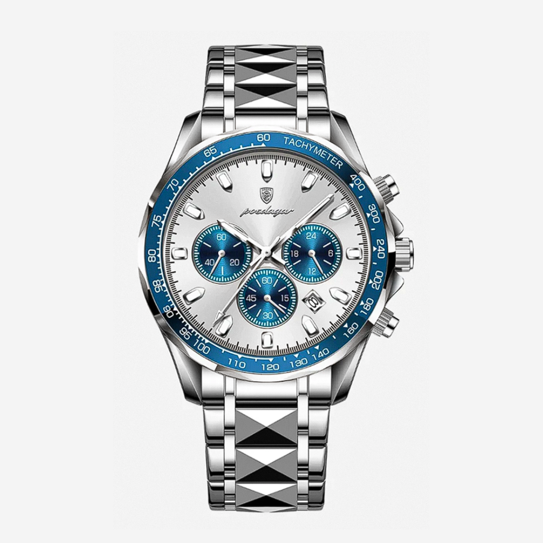 Reloj Zane con esfera deportiva elegante y cronógrafo de declaración | 44.5 mm