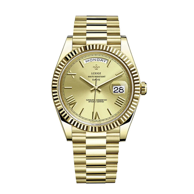 Reloj Frederick | Líneas precisas y estilo clásico de día y fecha | 40 mm