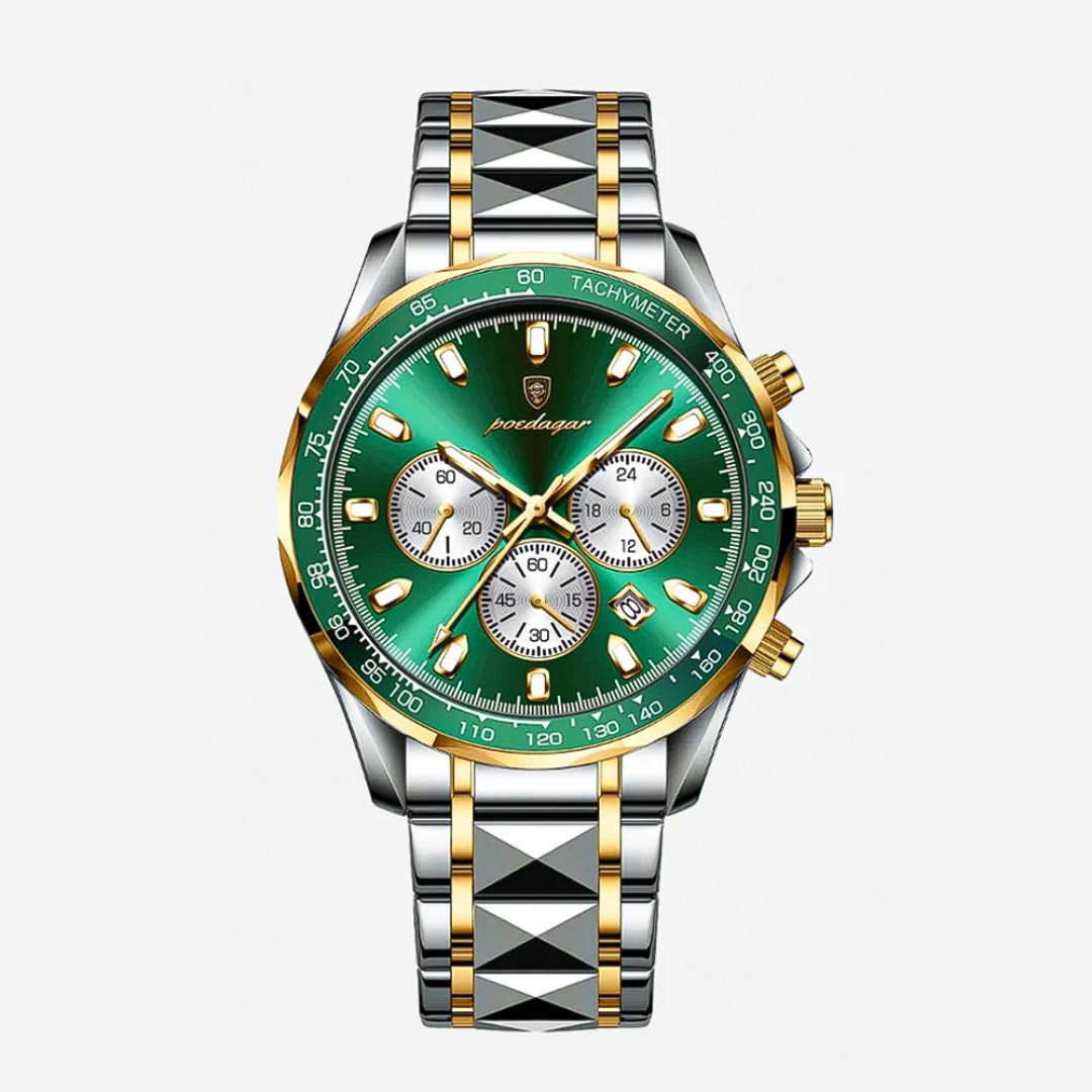 Reloj Zane con esfera deportiva elegante y cronógrafo de declaración | 44.5 mm