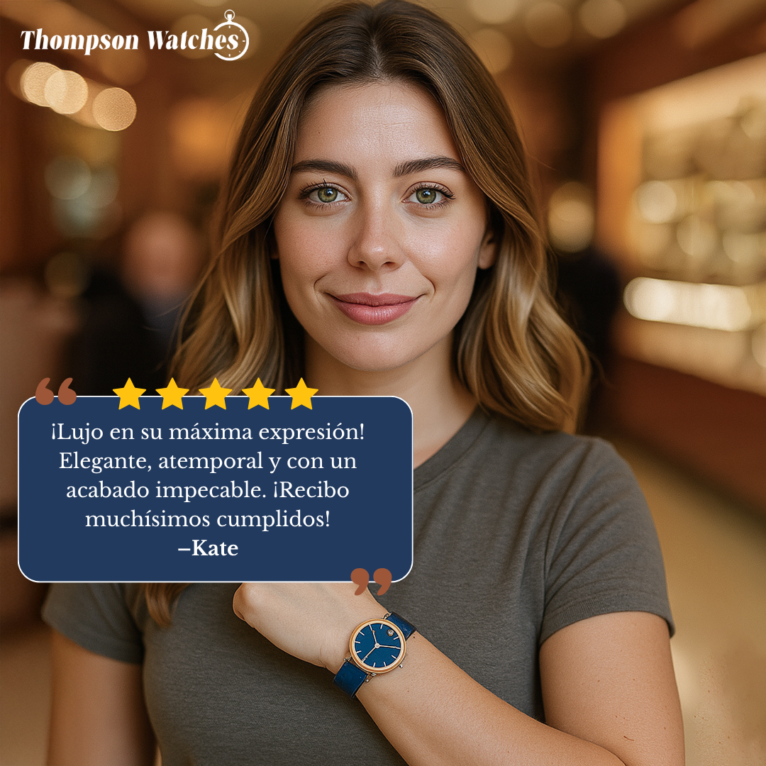 Elisara | Reloj para mujer con pulsera de perlas doradas | 32 mm