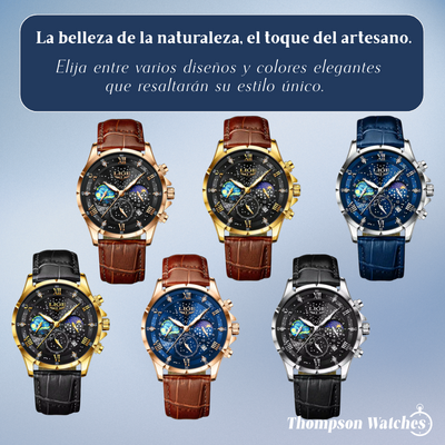 Jack | Reloj de fase lunar refinado | 42 mm