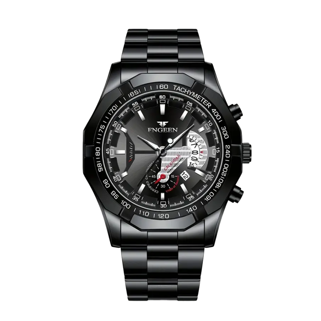 Reloj de pulsera para hombres Scott con gran dial creativo de 44 mm