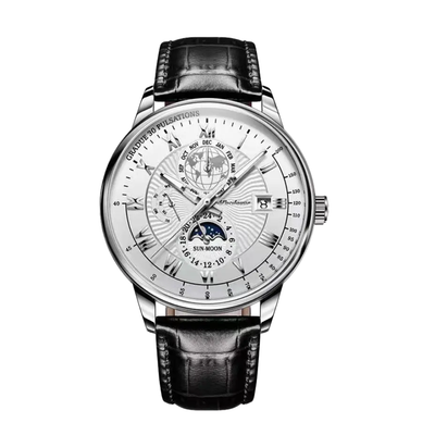 Reloj de pulsera de lujo moderno y delgado Xavier | Cuarzo de 40 mm