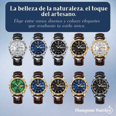 Levi | Reloj de cuarzo para hombre con fecha y día de la semana | 41 mm