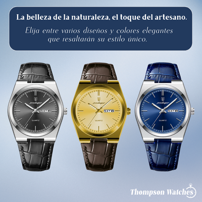 Asher | Reloj informal de negocios con calendario | 40 mm