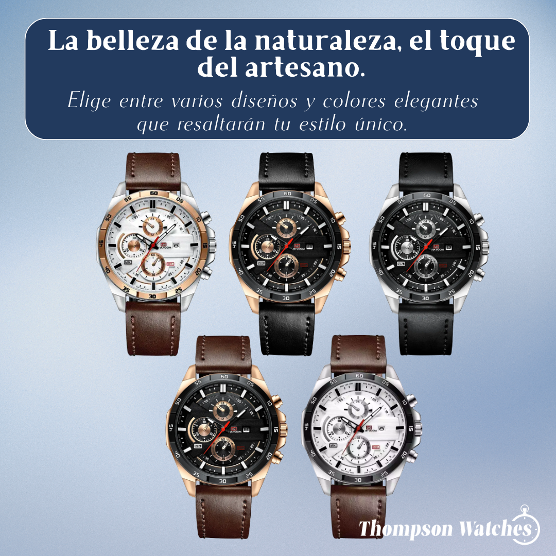 Gideon | Reloj cronógrafo de lujo para hombre | 46 mm