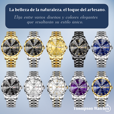 Sean | Reloj multifunción con correa de acero inoxidable | 40 mm