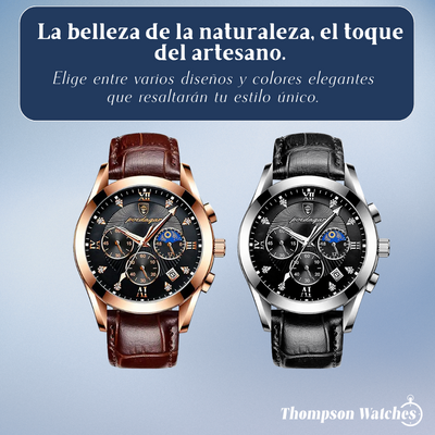 Nolan | Reloj de pulsera luminoso para hombre | 42 mm