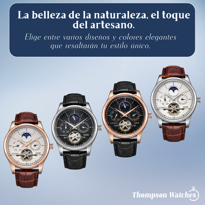 Samuel | Reloj mecánico con calendario | 43 mm