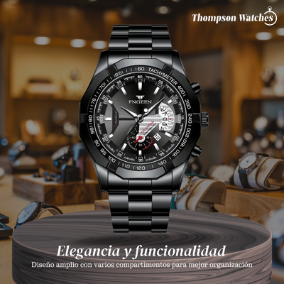 Reloj de pulsera para hombres Scott con gran dial creativo de 44 mm