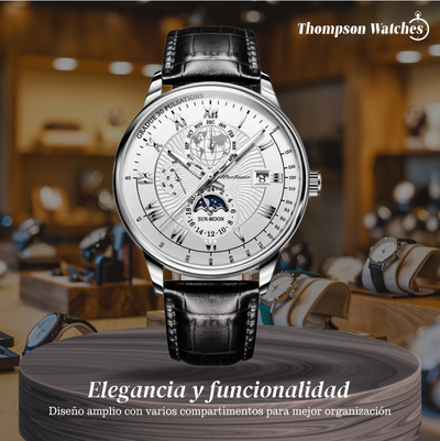 Reloj de pulsera de lujo moderno y delgado Xavier | Cuarzo de 40 mm