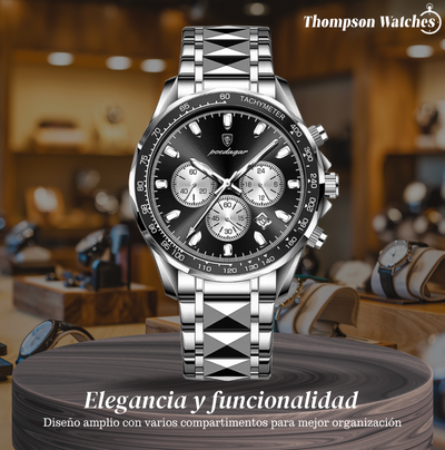 Reloj Zane con esfera deportiva elegante y cronógrafo de declaración | 44.5 mm