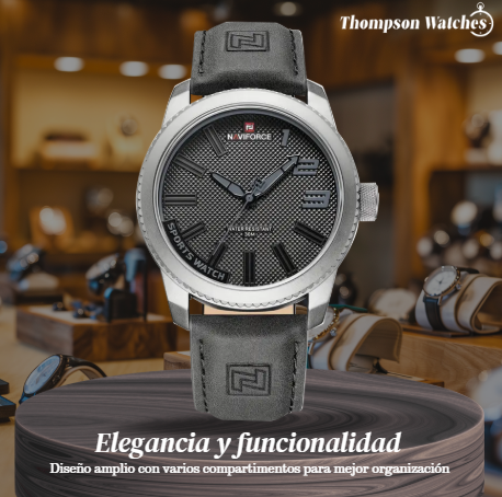 Leroy | Reloj de Pulsera de Estilo Deportivo y de Moda | 46 mm