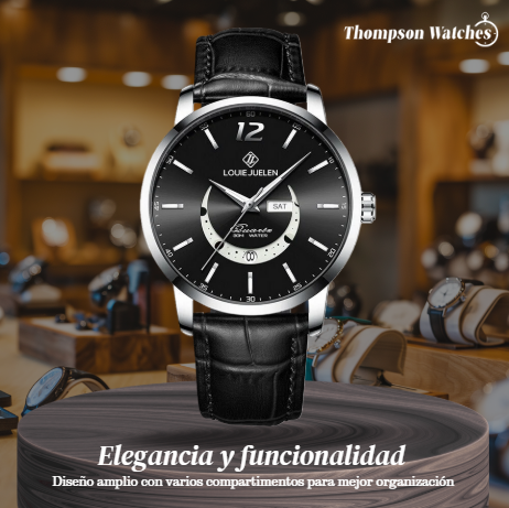 Sebastian | Reloj Clásico de Fases Lunares | 42mm