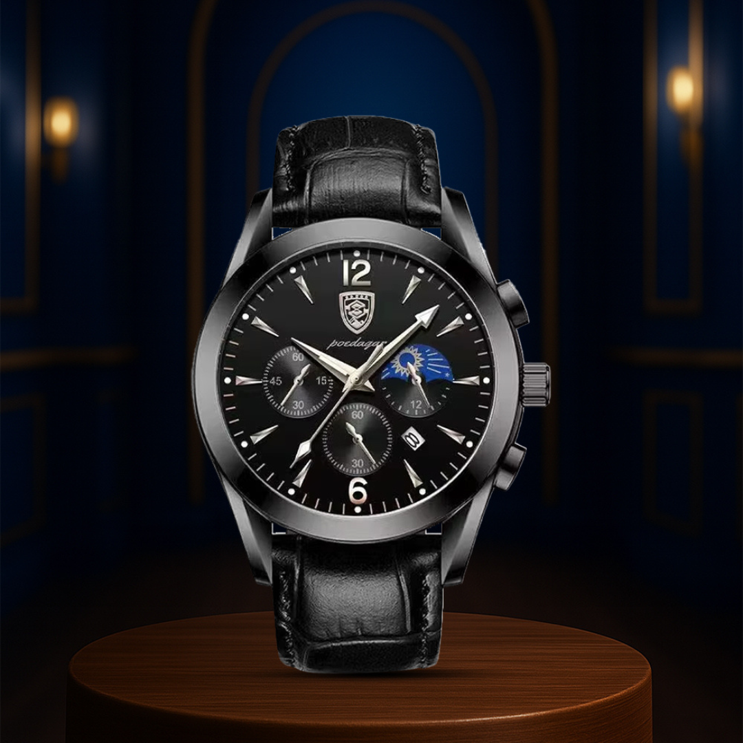 Jeffrey | Reloj de cuarzo moderno | 42 mm