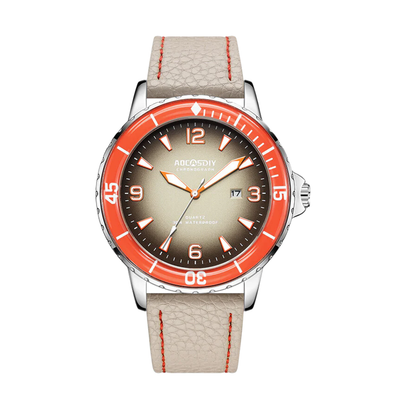 Jeferson | Reloj de cuero resistente para hombre | 44 mm