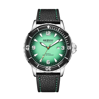Jeferson | Reloj de cuero resistente para hombre | 44 mm