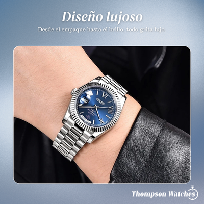 Reloj Frederick | Líneas precisas y estilo clásico de día y fecha | 40 mm