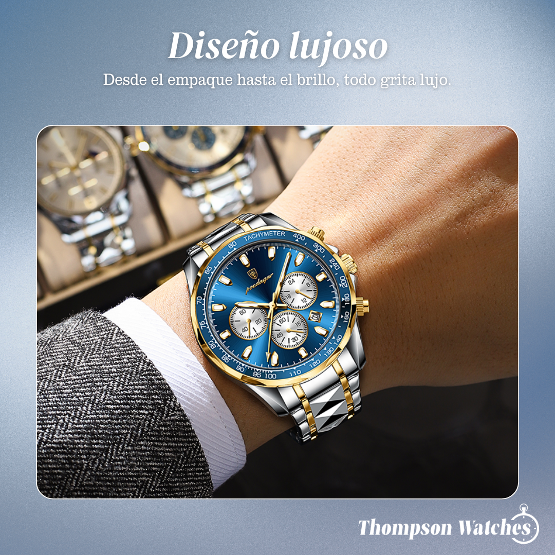 Reloj Zane con esfera deportiva elegante y cronógrafo de declaración | 44.5 mm