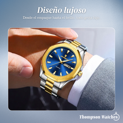 Miles | Reloj Moderno de Acero Estilo Diario Elegante | 42mm