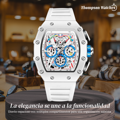 Reloj futurista con esfera esqueleto en colores Cairo | 41 mm