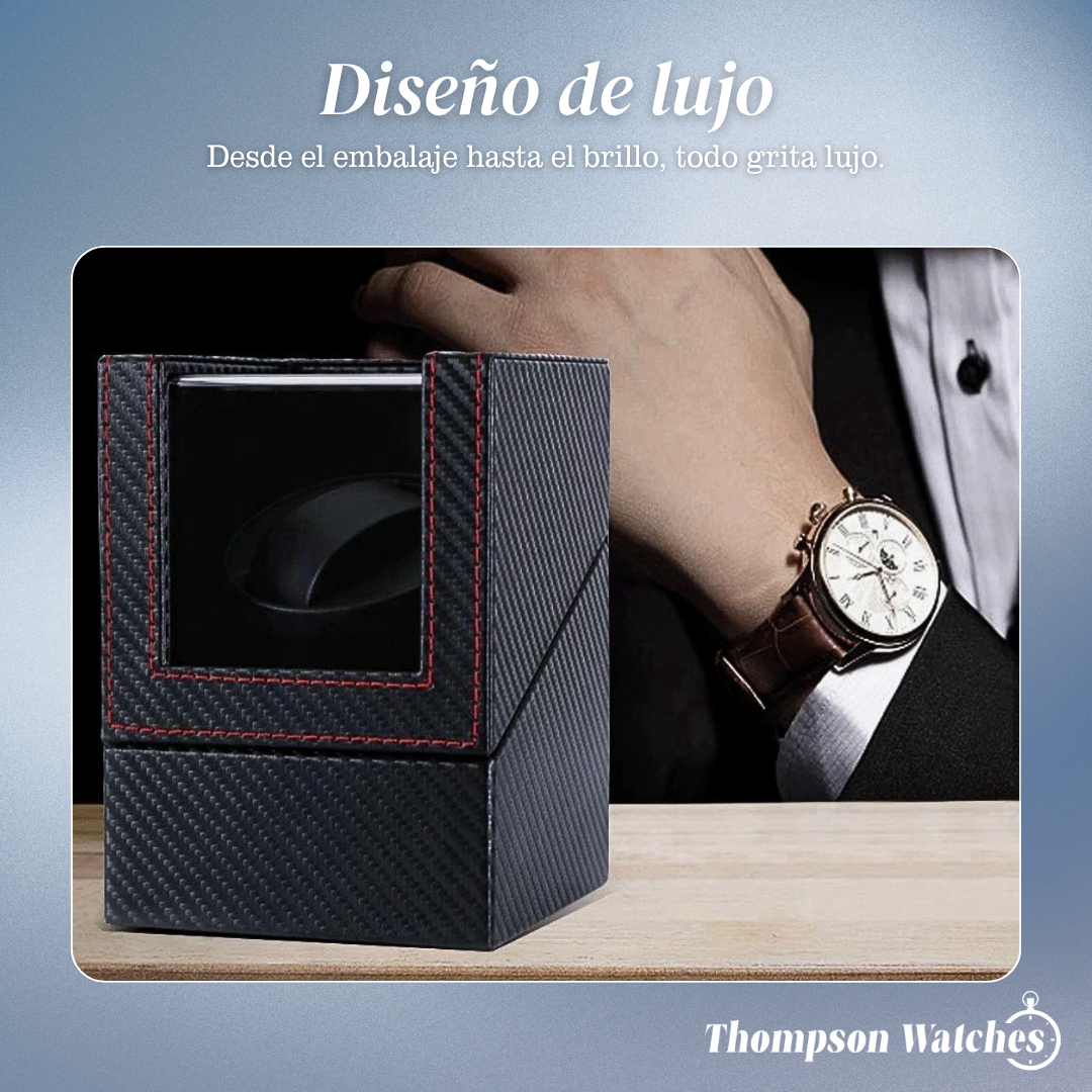 William | Reloj con cuerda automática y exhibidor transparente individual