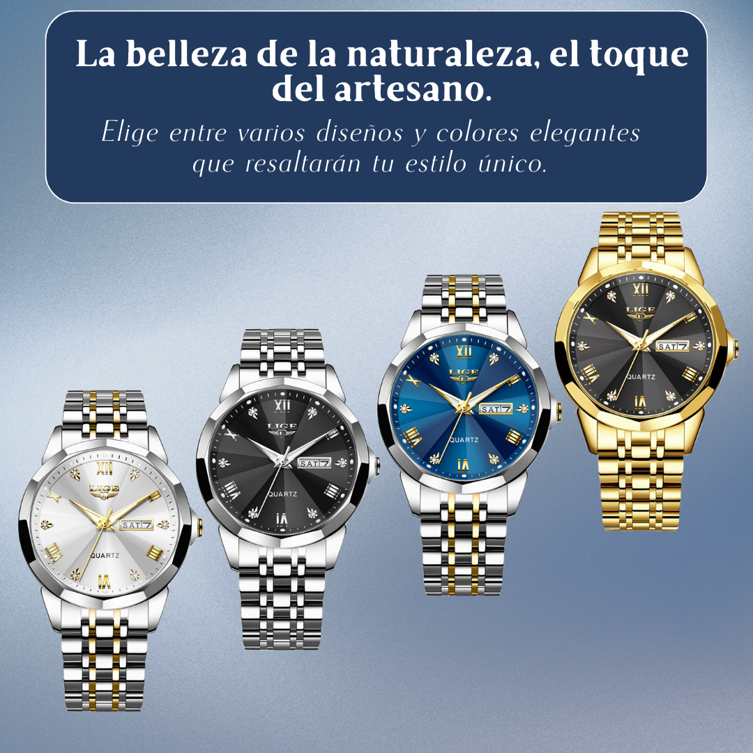 Reloj Jessica con diseño de esfera clásica de 41 mm
