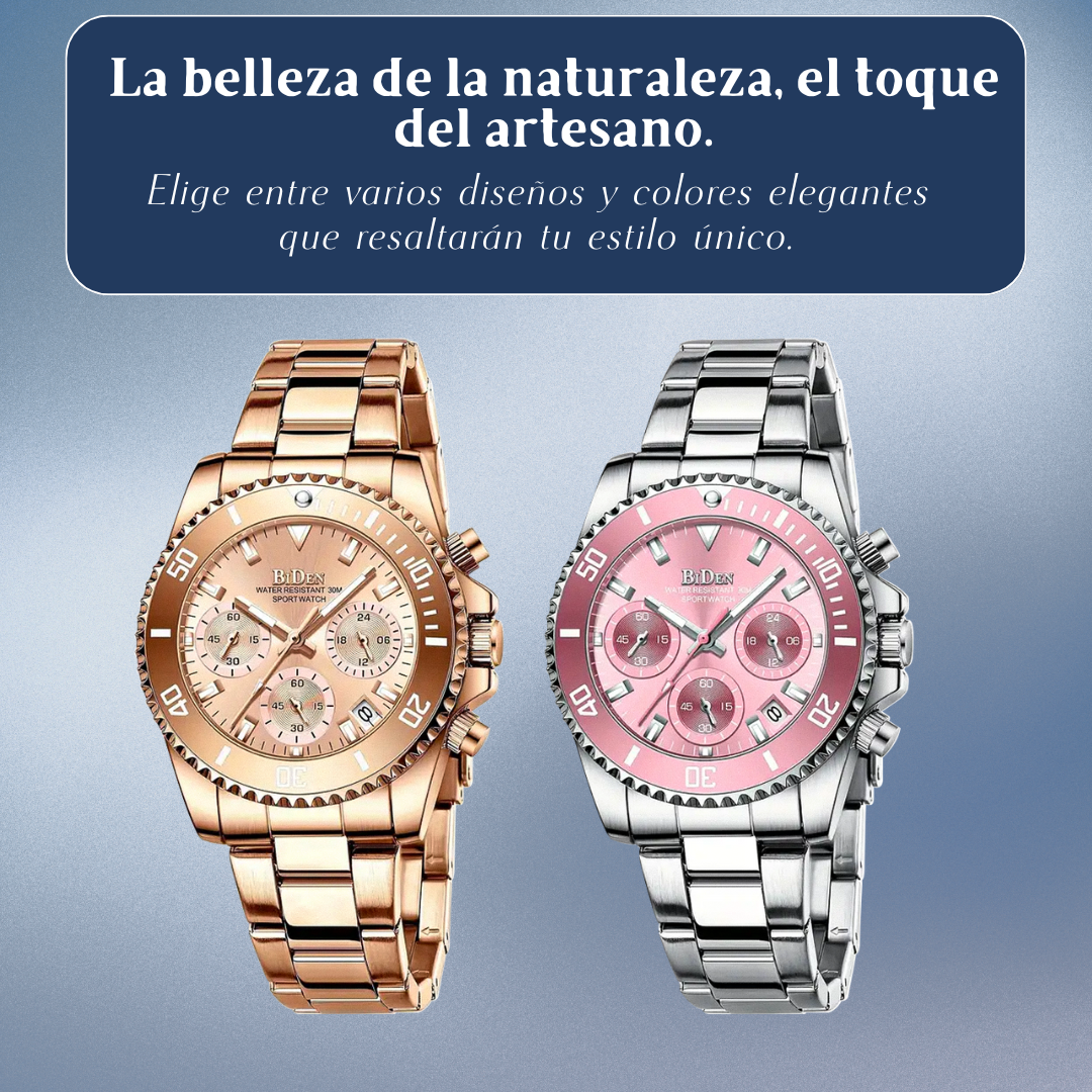 Elise | Reloj cronógrafo elegante para mujer | 38mm