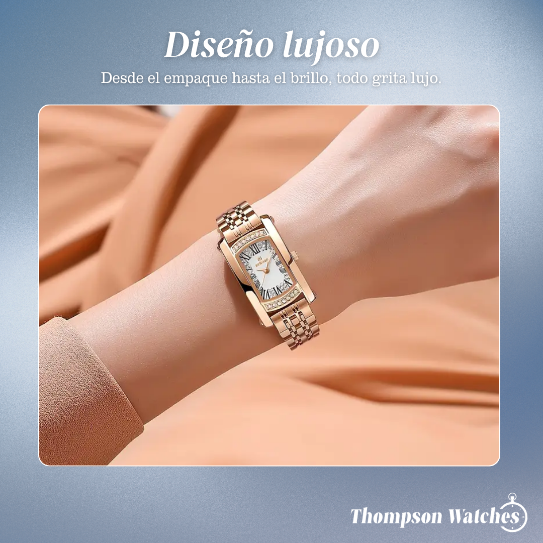 Adeline | Reloj Elegante con Cristal Brillante | 36 mm