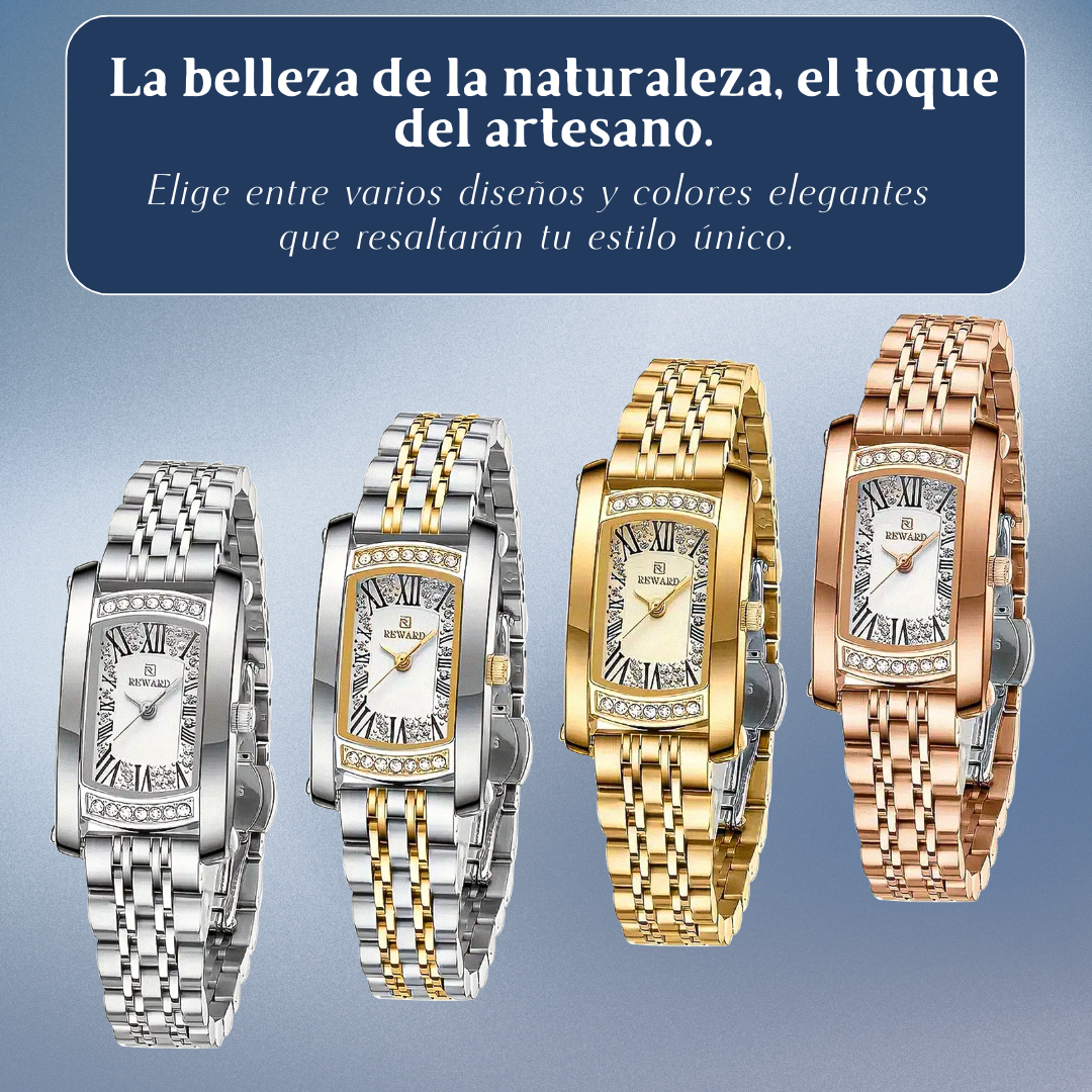 Adeline | Reloj Elegante con Cristal Brillante | 36 mm