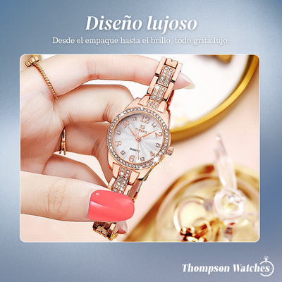 Novi | Reloj para mujer de cristal de glamour moderno | 30 mm