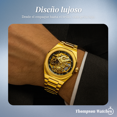 Justin | Reloj automático esqueleto para hombre | 40mm