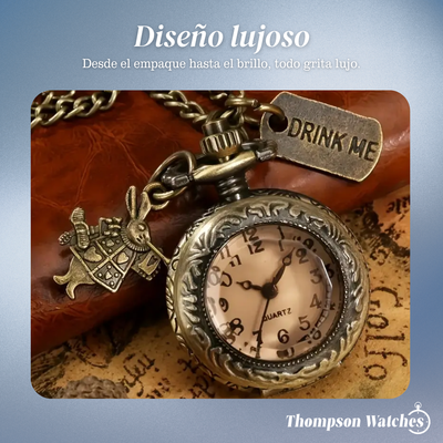 Chauve | Reloj de bolsillo vintage caprichoso | 28 mm