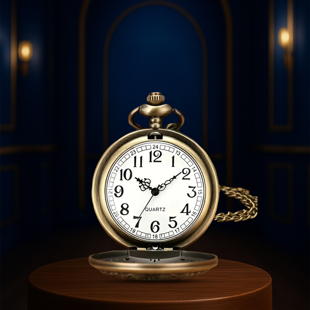 Luiz | Lujoso reloj de bolsillo para motocicleta | 45mm