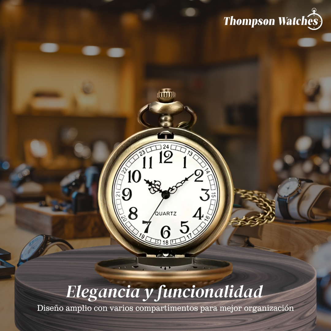 Luiz | Lujoso reloj de bolsillo para motocicleta | 45mm