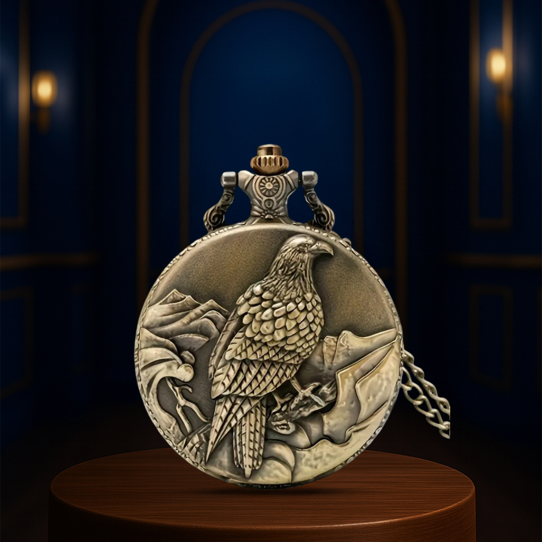 Jones | Reloj de bolsillo con águila en relieve | 45 mm