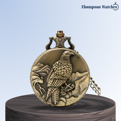 Jones | Reloj de bolsillo con águila en relieve | 45 mm