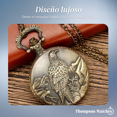 Jones | Reloj de bolsillo con águila en relieve | 45 mm