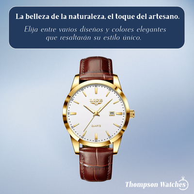 Sam | Reloj Cronógrafo Militar de Cuero | 40mm