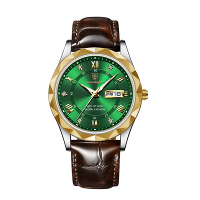 Brody | Elegante reloj de cuarzo con correa de piel | 40 mm