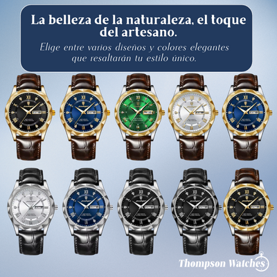 Brody | Elegante reloj de cuarzo con correa de piel | 40 mm