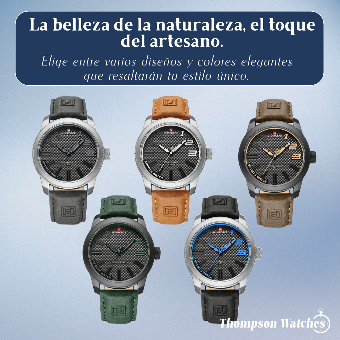 Leroy | Reloj de Pulsera de Estilo Deportivo y de Moda | 46 mm