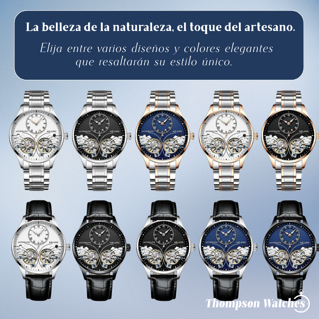 Reloj de Prestigio con Doble Tourbillon Aiden | 41 mm